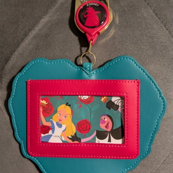 Loungefly Other - Loungefly Disney Alice in Wonderland Silhouette Lanyard Retractable ID Holder